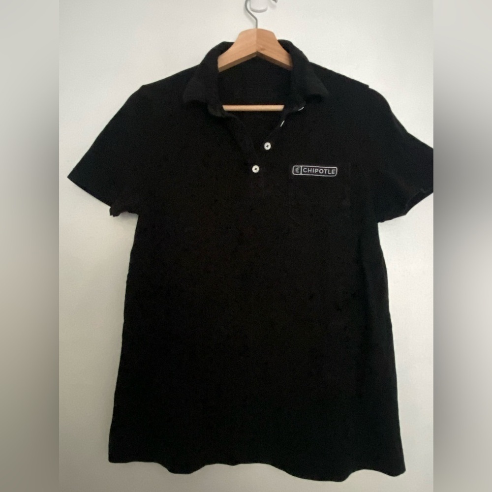 CHIPOTLE MGR COLLARED SHIRT WOMENS SIZE M
